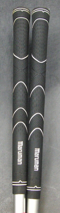 Set of 2 Maruman Verity VGR 5+7 Woods Stiff Graphite Shafts & Verity HeadCovers