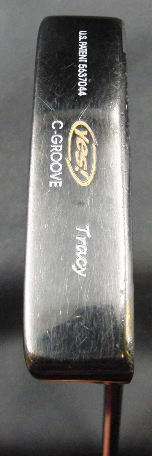 Yes C Groove Tracy Putter Steel Shaft 86.5cm Length Golf Pride Grip