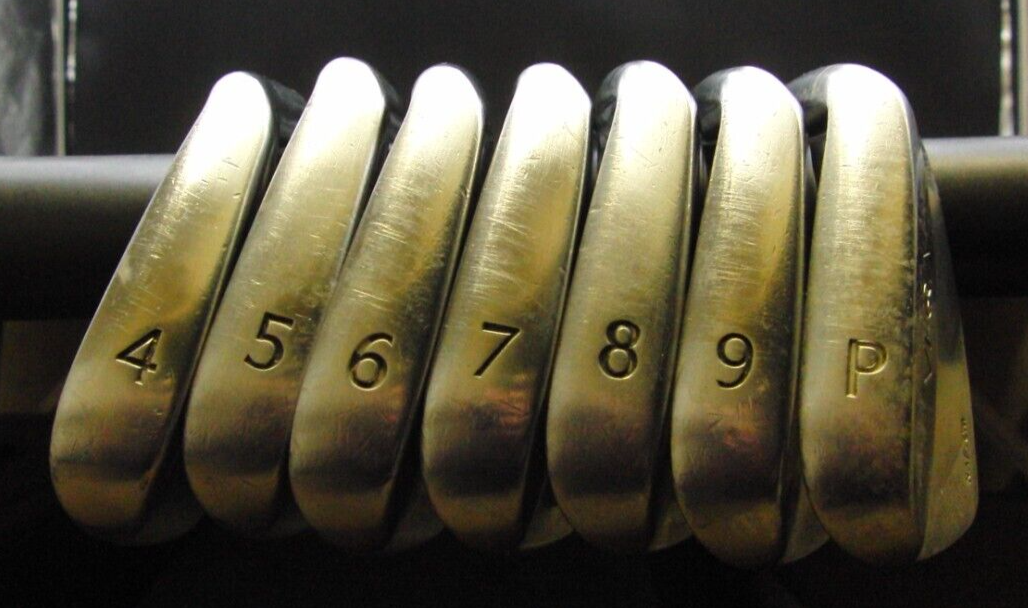 Set of 7 x Vega RAF-CM Irons 4-PW Stiff Steel Shafts Golf Pride Grips