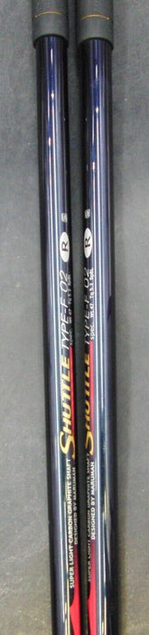 Set of 2 Maruman Shuttle Maraging 15° 3 & 18° 5 Woods Regular Graphite Shafts HC