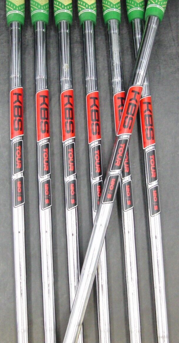 Set of 7 x Sub 70 699 Pro Irons 4-PW Stiff Steel Shafts Golf Pride Grips*