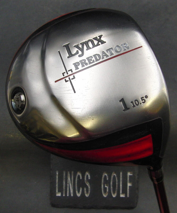 Lynx Predator 10.5° Driver  Stiff Graphite Shaft Lynx Grip