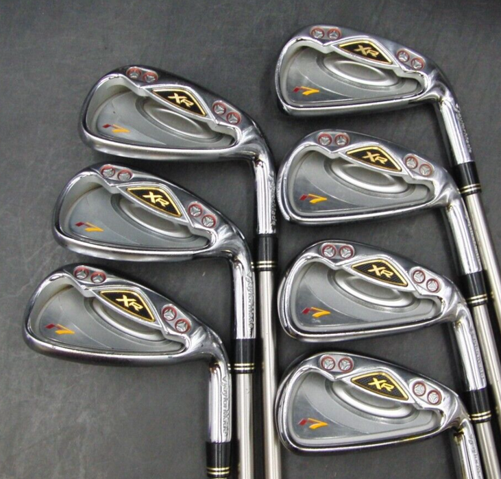 Set of 7 x TaylorMade XR r7 Irons 4-PW Stiff Graphite Shafts TaylorMade Grips