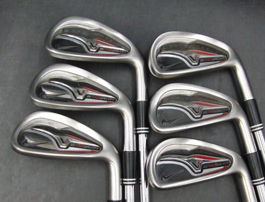 Set of 6 x Nike Vr Pro Cavity Irons 5-PW Regular Steel Shafts Lamkin Grips