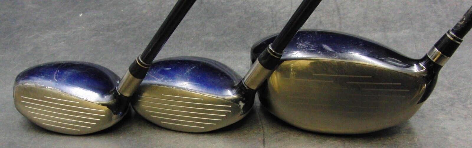 Set of Dunlop Hi-Brid CF 1 6-SW + MacGregor Driver + 5 Wood + 7 Wood + Putter