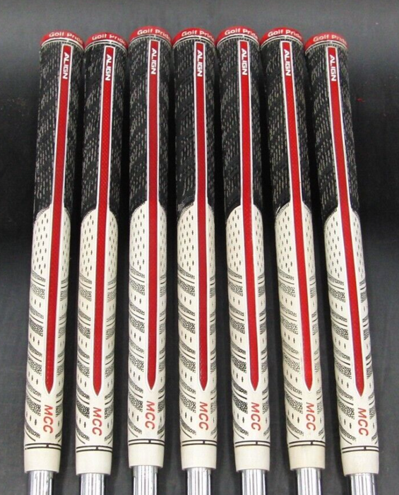 Set of 7 x TaylorMade M2 Tour Irons 5-SW Stiff Steel Shafts Golf Pride Grips