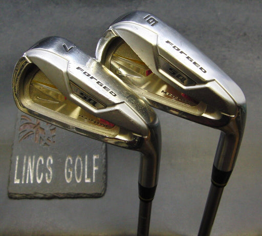 Set of 2 Nike SQ MachSpeed Forged 6+7 Irons Regular Graphite Shafts With Grips