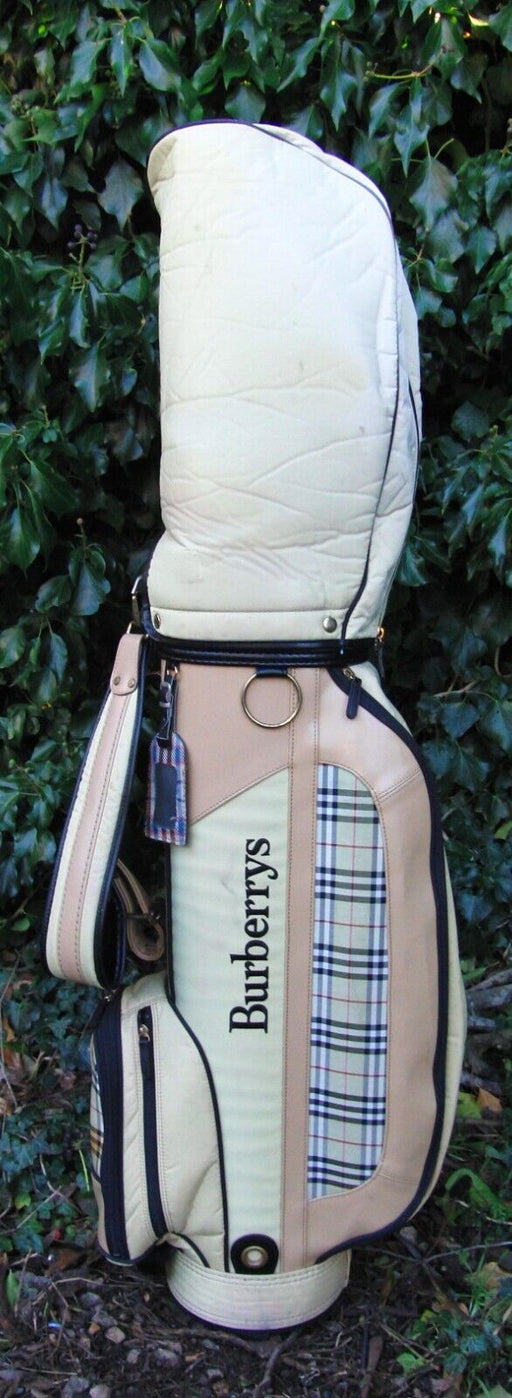 3 Division Burberrys Trolley Carry Cart  Golf Clubs Bag Burberry*