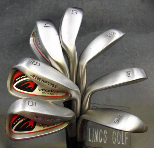 Set of 7 x Benross Veloct Combo Irons 5-SW Regular Graphite Shafts