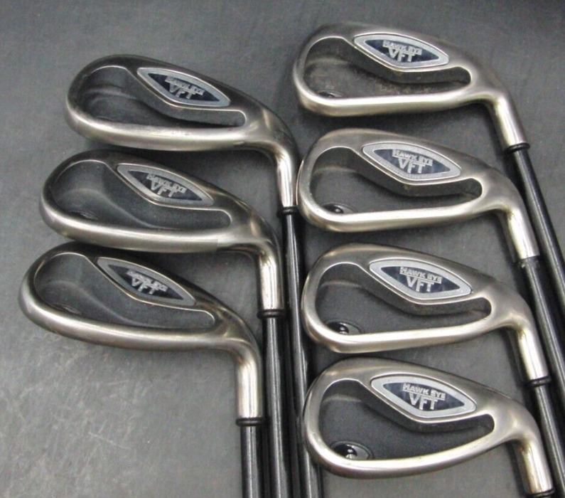 Set of 7 x Callaway HawkEye VFT Irons 5-SW Regular Graphite Shafts Mixed Grips