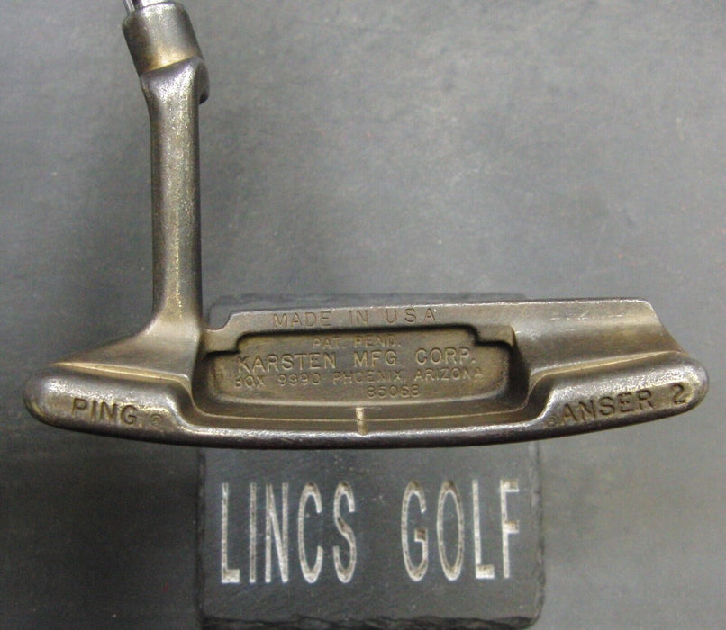 Blackened Refurbished Ping Anser 2 Putter 89cm Playing Length Steel Shaft