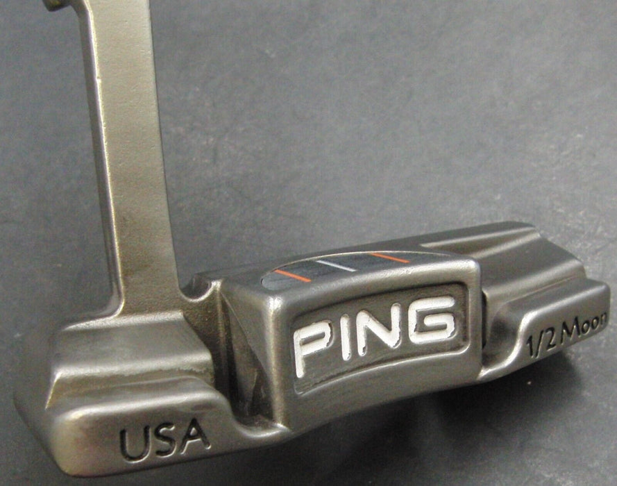 Ping USA 1/2 Moon Putter Steel Shaft 87cm Length Psyko Grip