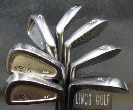 Set of 7 x Vega VC-01 Irons 4-PW Regular Steel Shafts Lamkin Grips