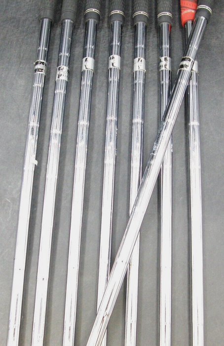 Set of 8 x TaylorMade RAC TP Forged Irons 3-PW Stiff Steel Shafts Mixed Grips