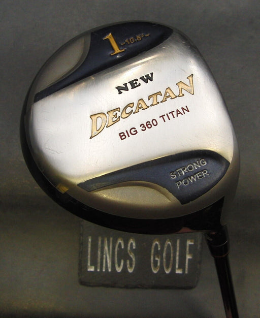 Decatan Big 360 Titan 10.5° Driver Stiff Graphite Shaft Golf Pride Grip