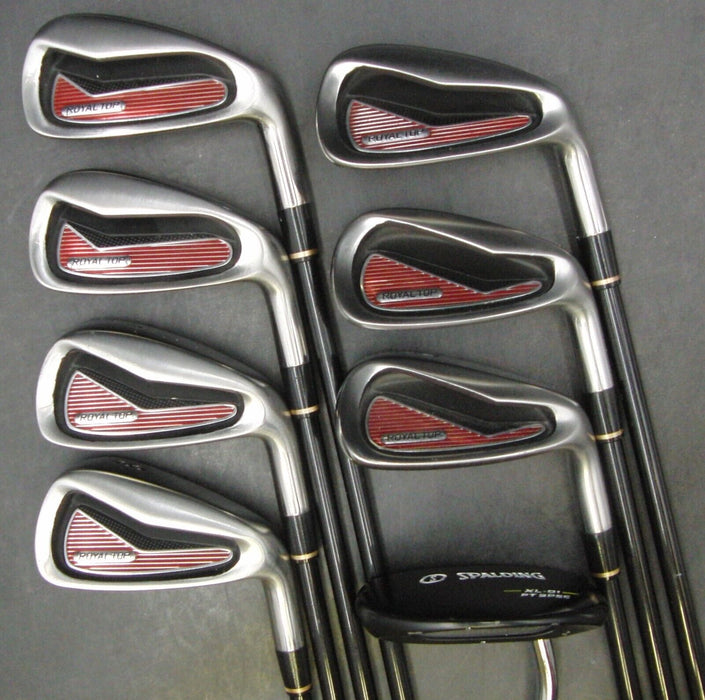 Set of Spalding Royal Top 5-SW+ Spalding Driver+ 15º Wood+ 19º Wood+ Putter+ Bag