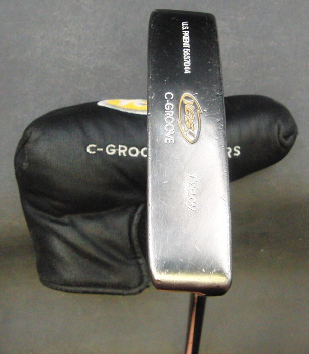 Yes C-Groove Tracy Putter Steel Shaft 84cm Length Golf Pride Grip + HC