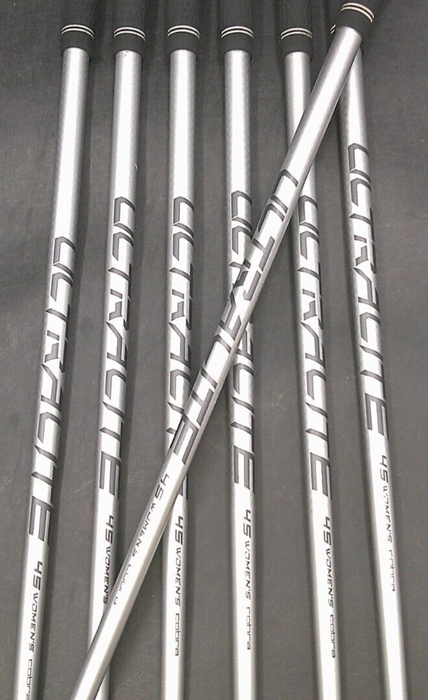 Ladies Set of 7 x Cobra T-Rail Irons 5-SW Ladies Graphite Shafts Lamkin Grips*