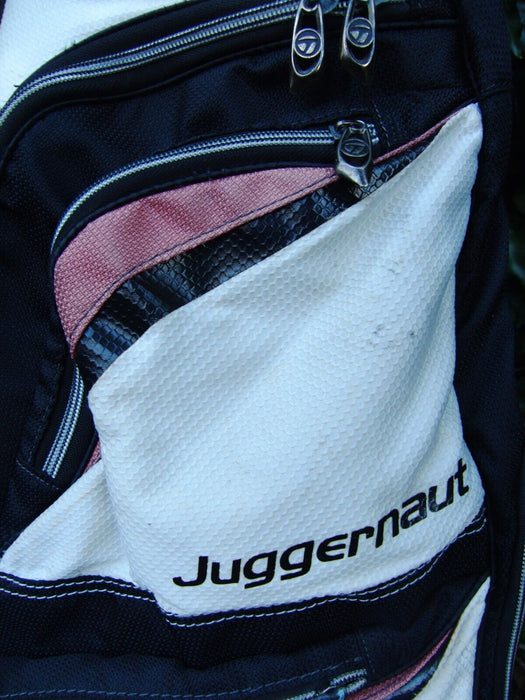 14 Division TaylorMade Juggernaut Black/White Carry Trolley Cart Golf Clubs Bag