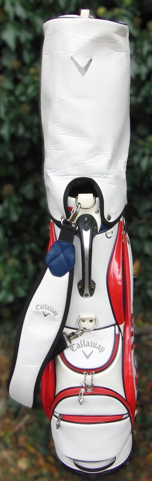 4 Division Callaway White Carry Trolley Cart Golf Clubs Bag*