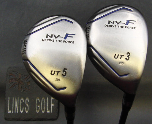 Set of 2 Mactec NV-F 20° 3+26° 5 Hybrids Regular Graphite Shafts Mactec Grips