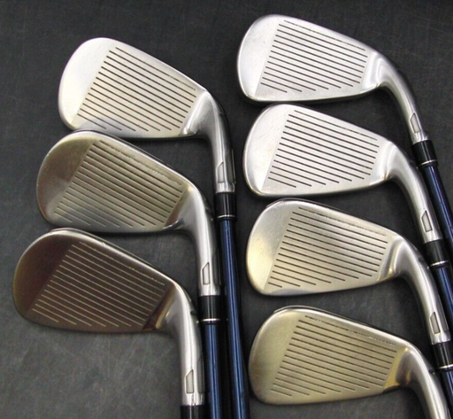 Left Handed Set of 7 x TaylorMade SIM Max OS Irons 4-PW Regular Graphite Shafts