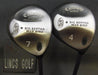 Ladies Set of 2 Callaway Big Bertha 4 & 7 Woods Ladies Graphite Shafts