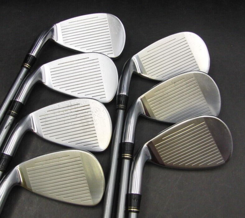 Set of 7 x TaylorMade RAC CGB Irons 4-PW Regular Graphite Shafts Mixed Grips*