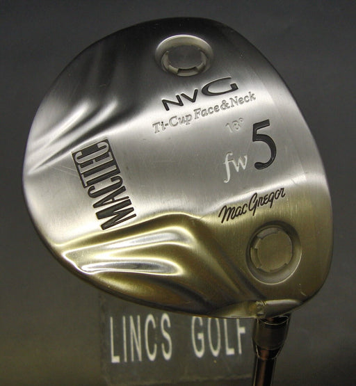 MacGregor Mactec NVG Ti-Cup Face 18° 5 Wood Stiff Graphite Shaft Mactec Grip