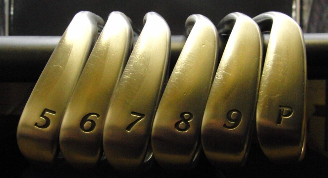 Set of 6 x Wilson Staff Tab Tc-1 Irons 5-PW Stiff Graphite Shafts