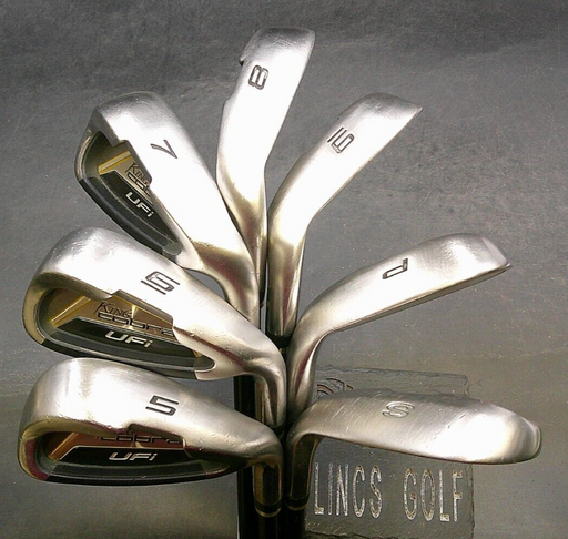 Set of 7 x Cobra King UFI Irons 5-SW Regular Graphite Shafts Cobra Grips