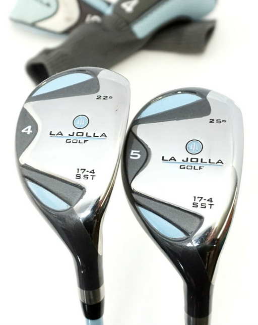 Ladies Set Of 2 x La Jolla 17-4 SST Hybrids 4 & 5 Ladies Graphite Shafts