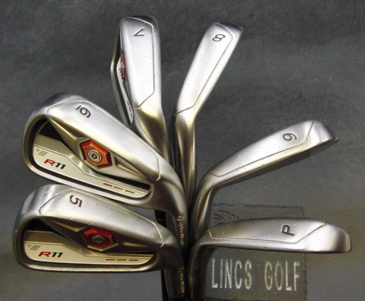 Set of 6 x TaylorMade R11 Irons 5-PW Stiff Graphite Shafts TaylorMade Grips*