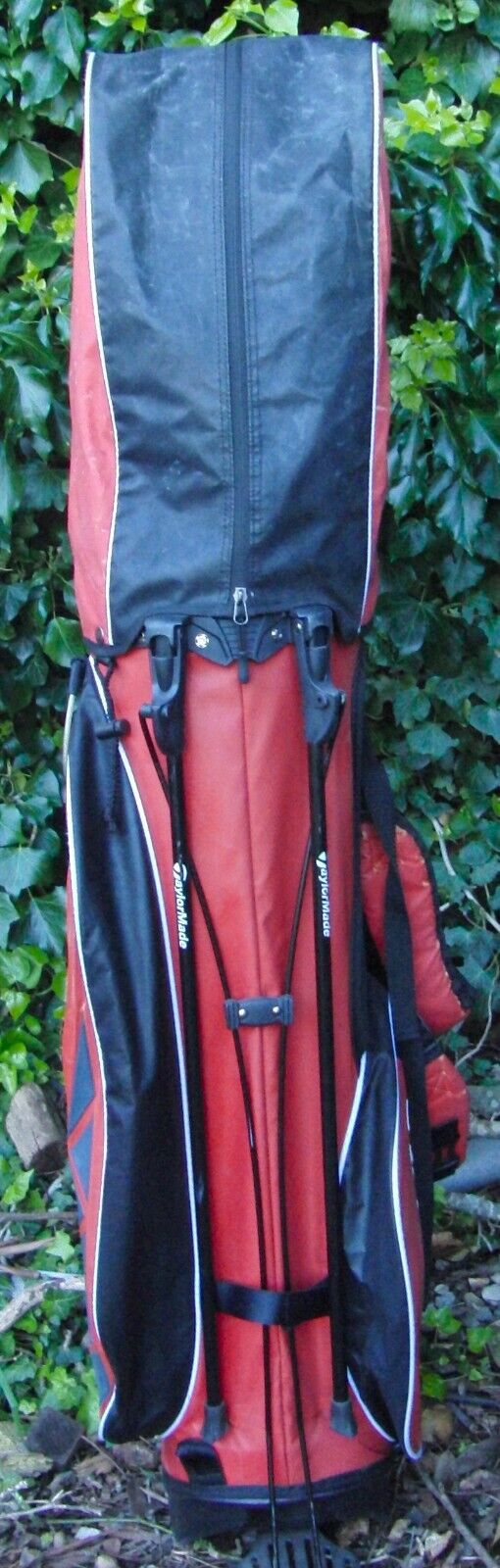 11 Division TaylorMade Red Golf Cart Carry Golf Clubs Stand Bag