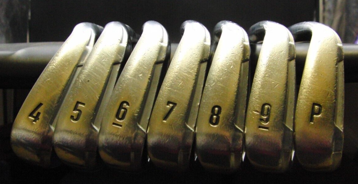 Set of 7 x Callaway Legacy Irons 4-PW Stiff Steel Shafts No1 Grips