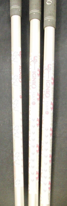 Set of 3 Ladies Ignio 19° 4 + 23° 7 Woods 25° 5 Hybrid Ladies Graphite Shafts