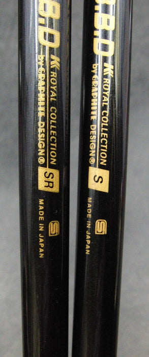 Set of 2 Royal Collection BBD 14° 3 & 21° 5 Woods Stiff/Regular Graphite Shafts