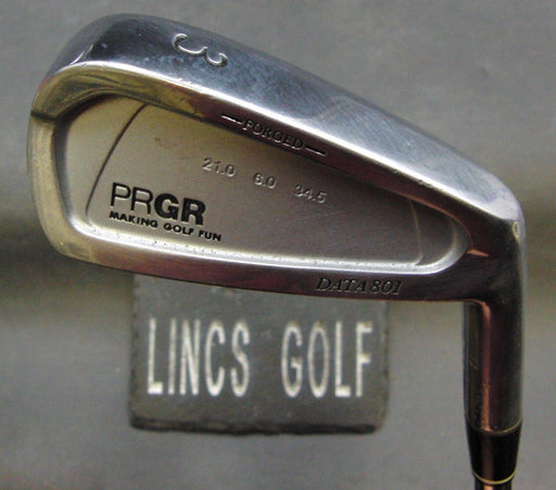 PRGR Data 801 Forged 3 Iron Extra Stiff Steel Shaft PRGR Grip