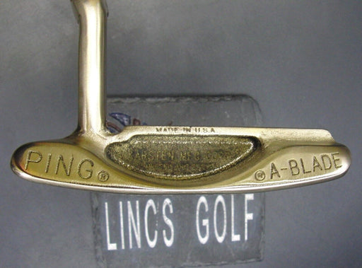 Refinished Ping A-Blade Putter 88.5cm Playing Length Steel Shaft PSYKO Grip