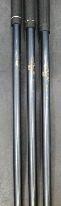 Set of 3 Mizuno Zephyr NX 19°,22°,25° Hybrids Regular Graphite Shafts & H/Covers