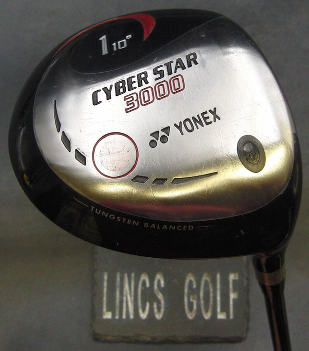 Yonex Cyber Star 3000 10° 1 Driver Stiff Graphite Shaft Black Grip