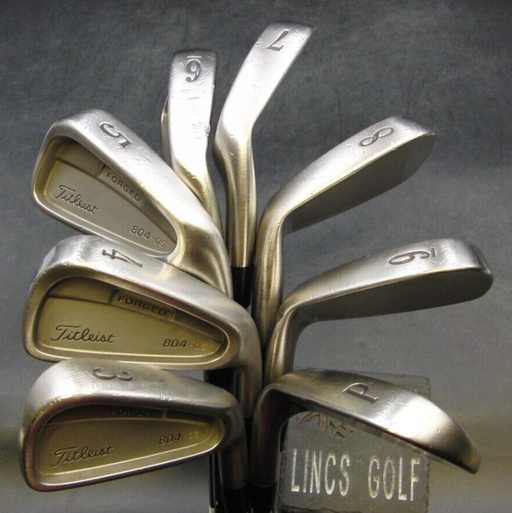 Set of 8 x Titleist 804 OS Forged Irons 3-PW Regular Steel Shafts