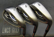 Set of 3 Mizuno Zephyr 9 Iron, Pitching & Sand Wedges Regular Steel Shafts