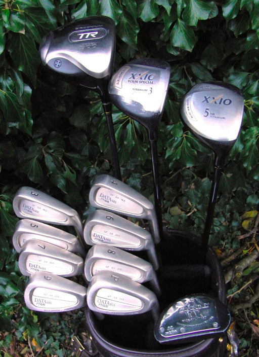 Set of PRGR Data 601 Forged 3-PW + Driver + XXIO 3 Wood + 5 Wood + Putter