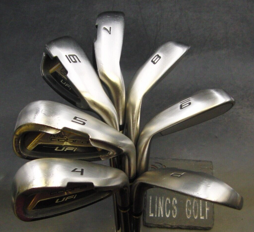 Set of 7 x Cobra King UFI Irons 4-PW Stiff Steel Shafts Cobra Grips*