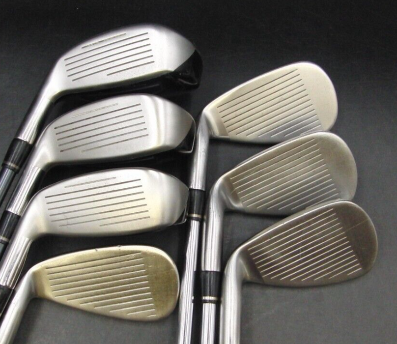 Set 7 x Adams Golf Idea A12 OS Irons 4-PW Regular/Stiff Graphite/Steel Shafts*