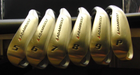 Set of 6 x Adams Golf GT3 Irons 5-PW Regular Graphite Shafts No1 Grips