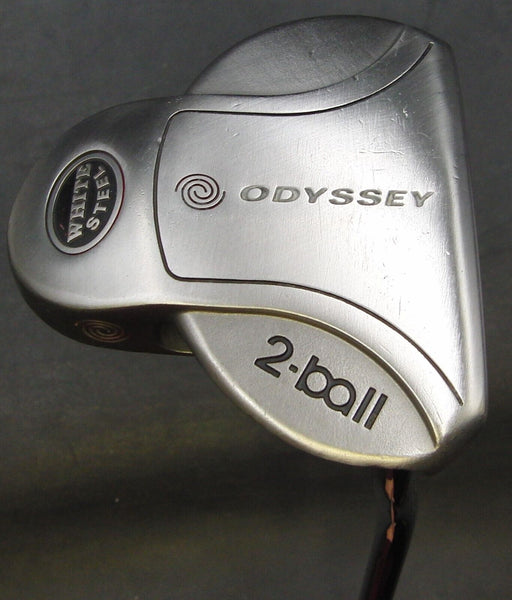 Odyssey 2-Ball White Steel Putter Steel Shaft 87cm Length Acer Grip