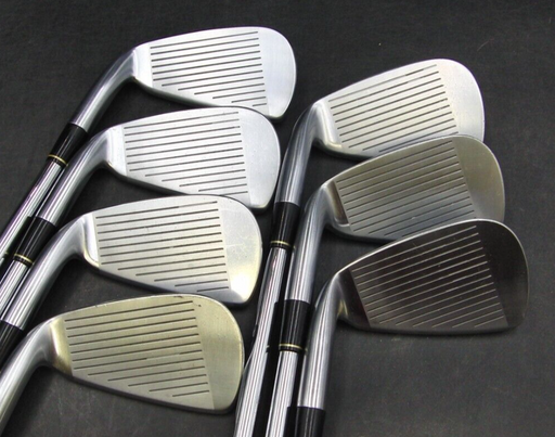 Set of 7 x Mizuno S-100 Forged Irons 4-PW Stiff Steel Shafts Golf Pride Grips*