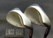 Set of 2 Kasco DW-120G Dolphin 50° Gap & 56° Sand Wedges Stiff Steel Shafts